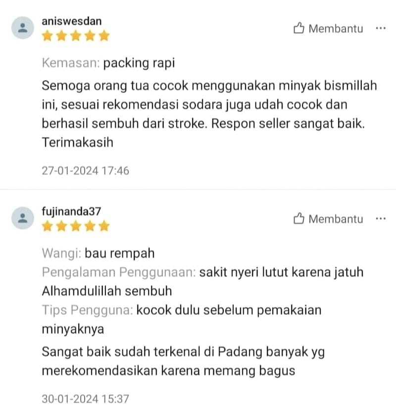 Minyak Bismillah